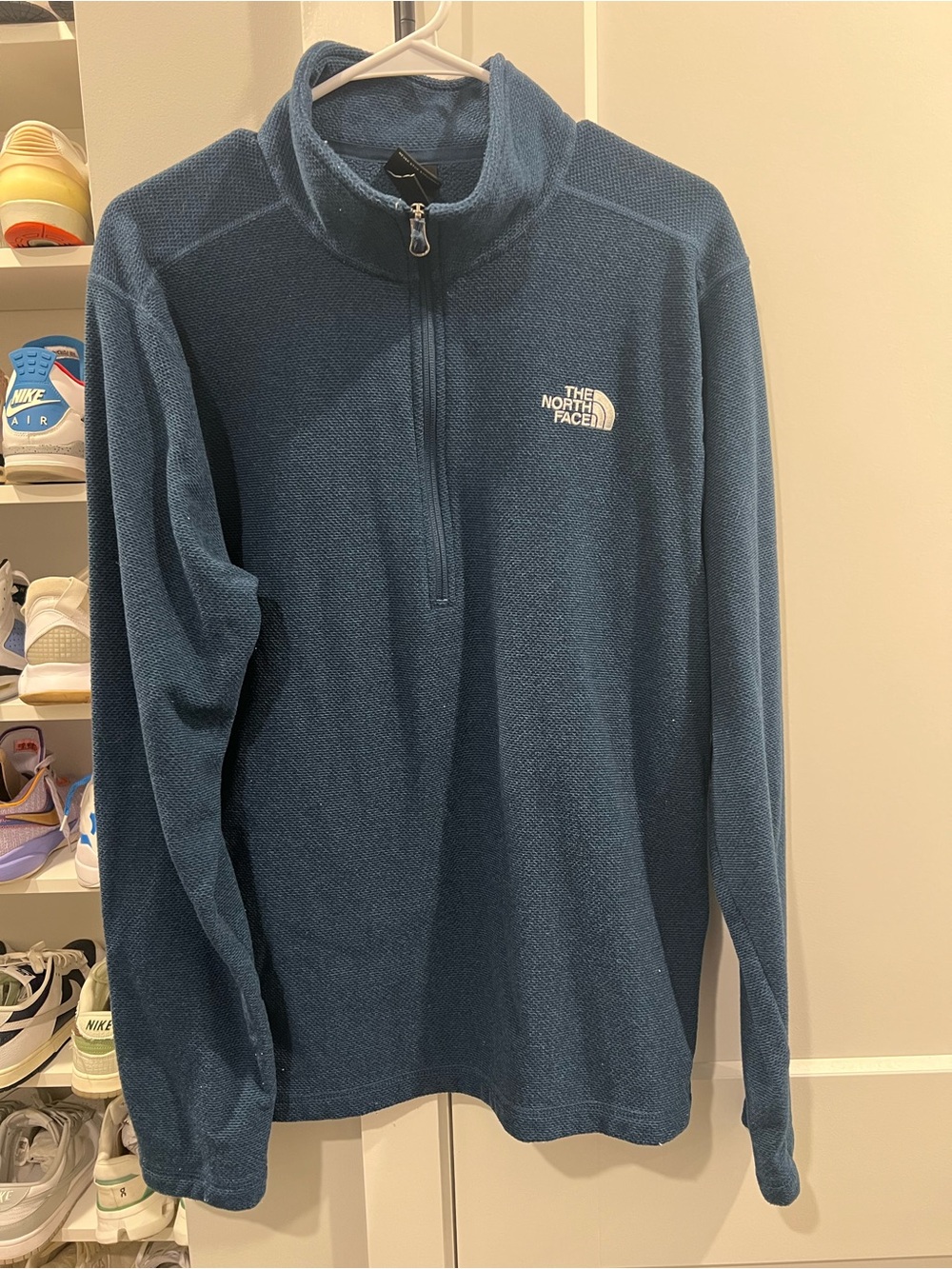 The North Face Men's Deep Blue Half-Zip Fleece Pullover